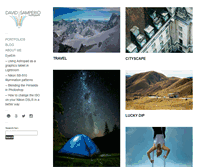 Tablet Screenshot of davidsamperio.com